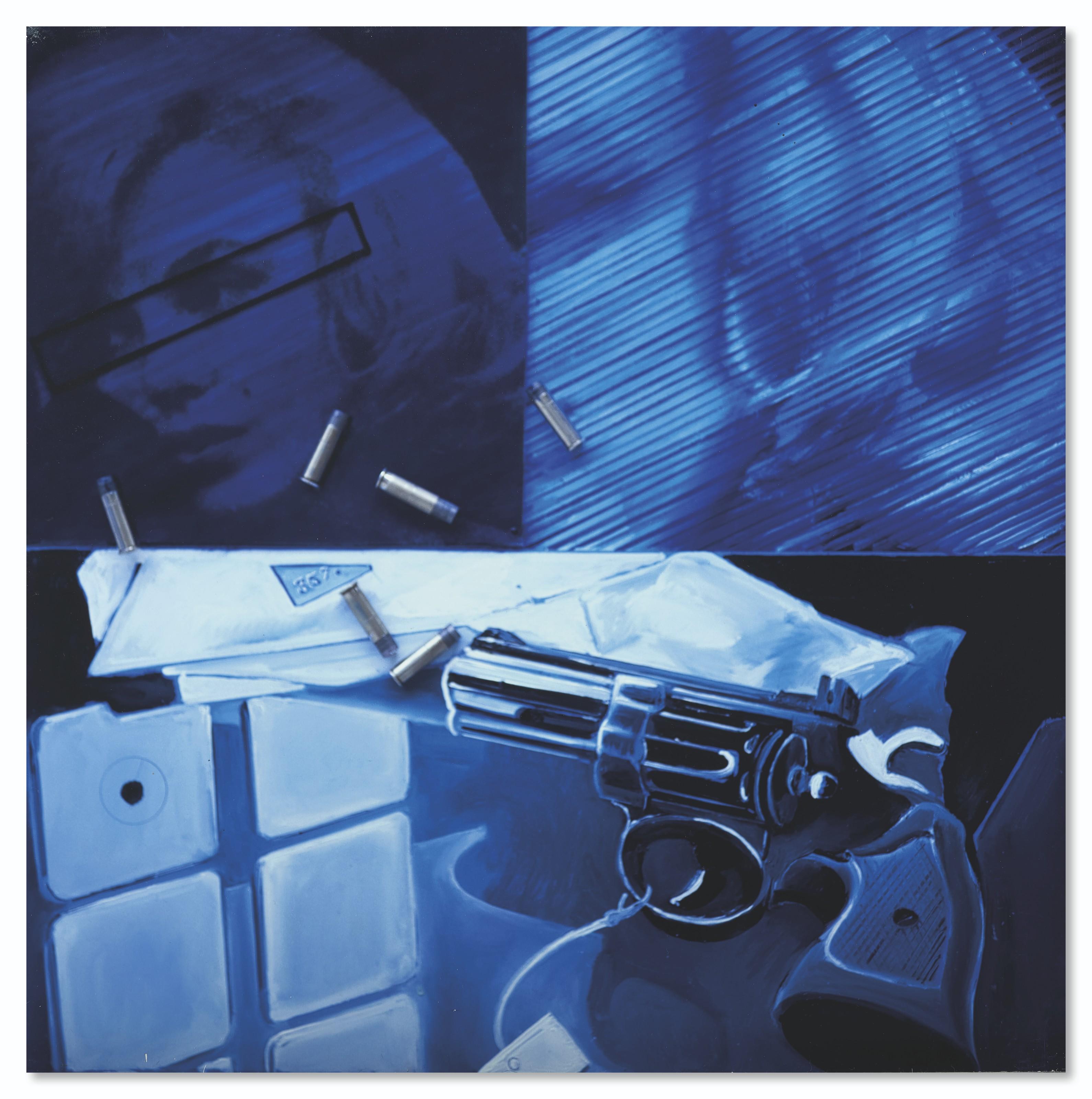 Jacques Monory - Baiser n°27