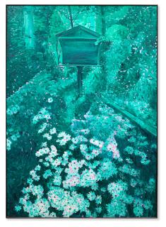 Jacques Monory - Jardinage n°11, tombeau d\'Heinrich von Kleist