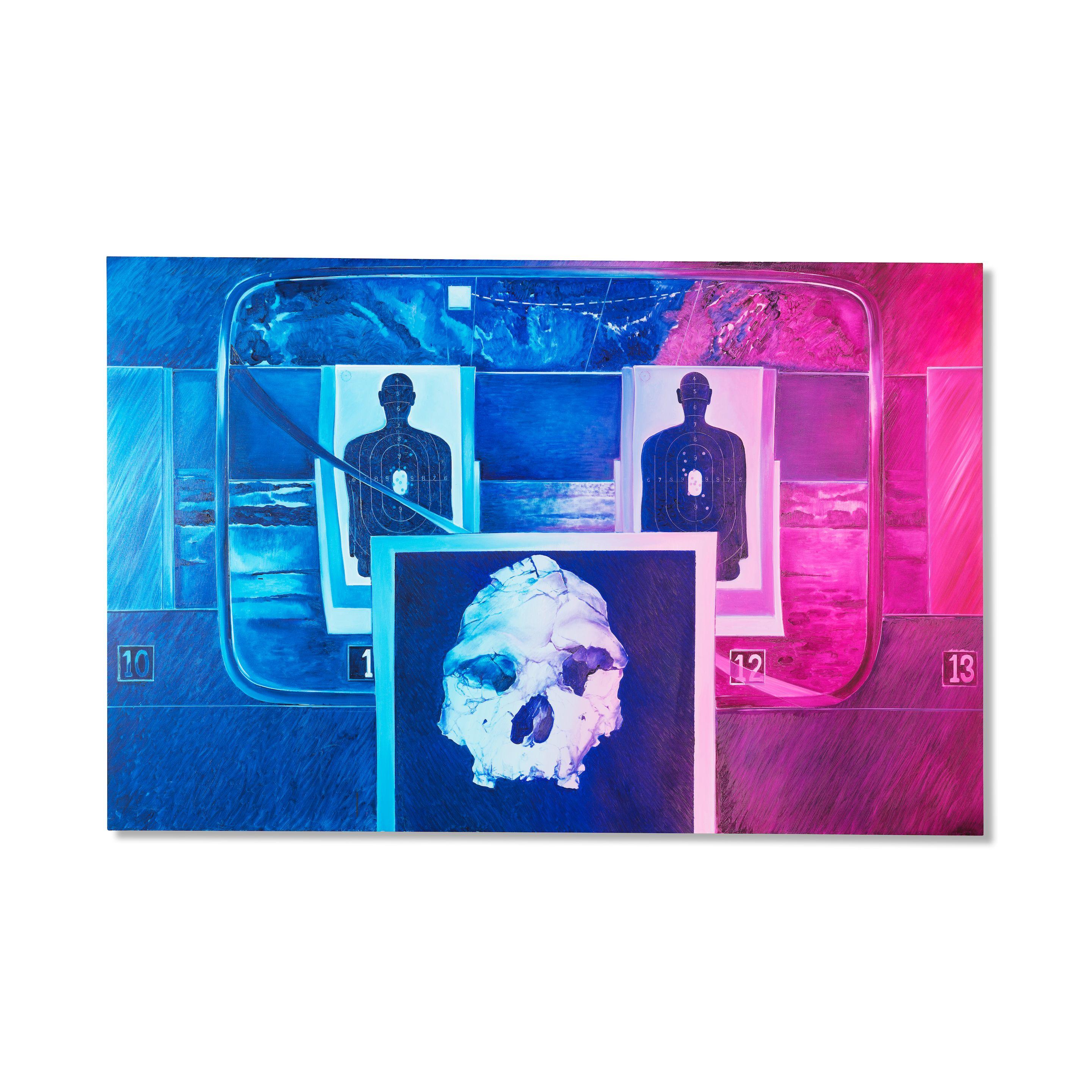 Jacques Monory - La Terrasse N° 16