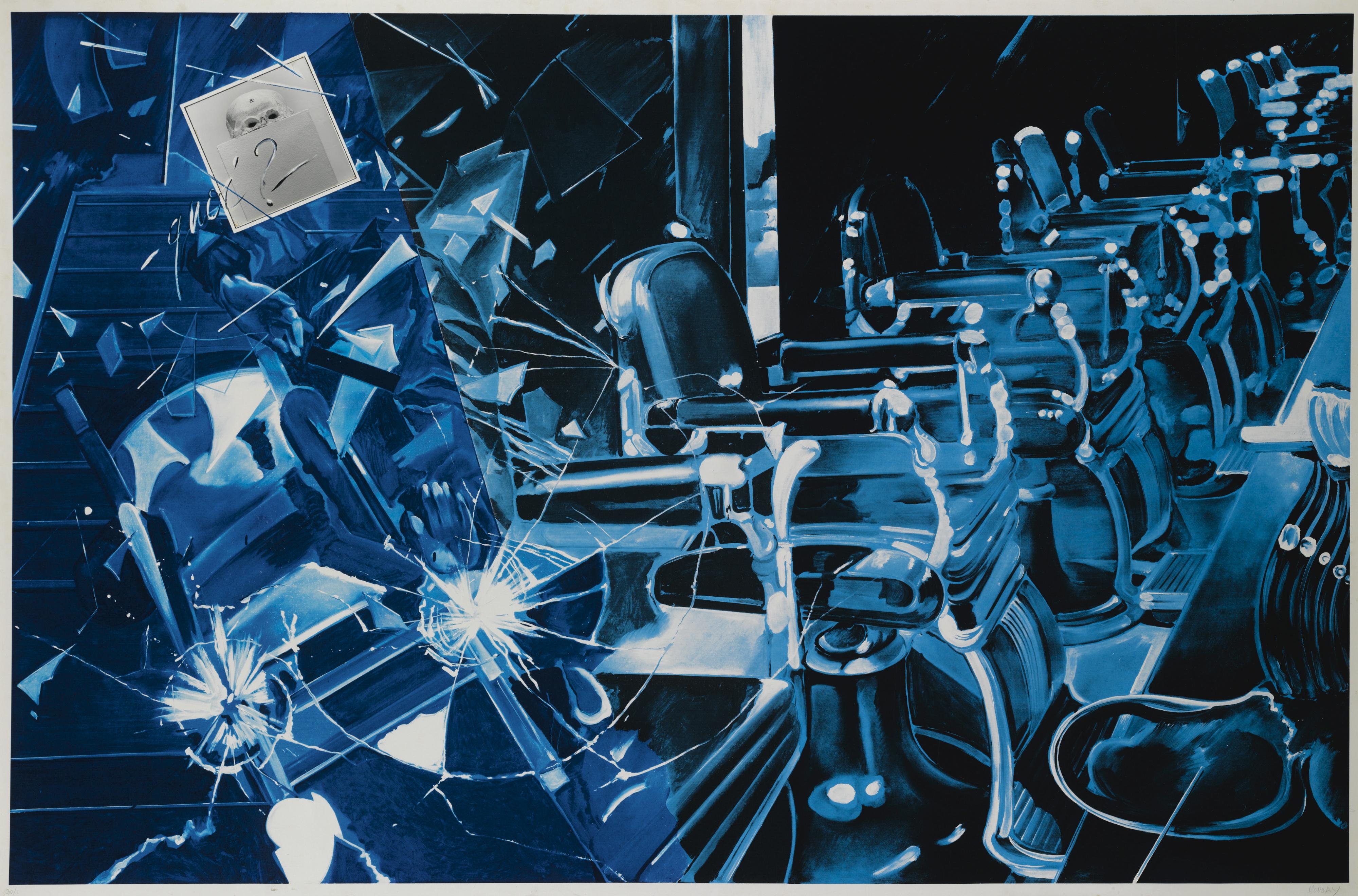 Jacques Monory - Noir No. 13