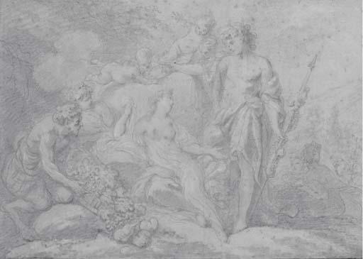 Jacques-Philippe Caresme - Bacchus couronnant Ariane