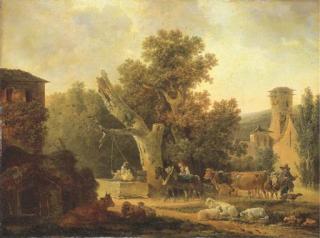 Jacques Philippe II De Loutherbourg - Le retour à la ferme