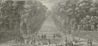 Jacques Rigaud - Vue de la Grande Cascade Dans Les Jardins de Marly