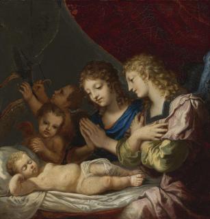 Jacques Stella - Angels Adoring The Sleeping Christ