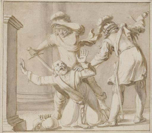 Jacques Stella - The death of Belshazzar