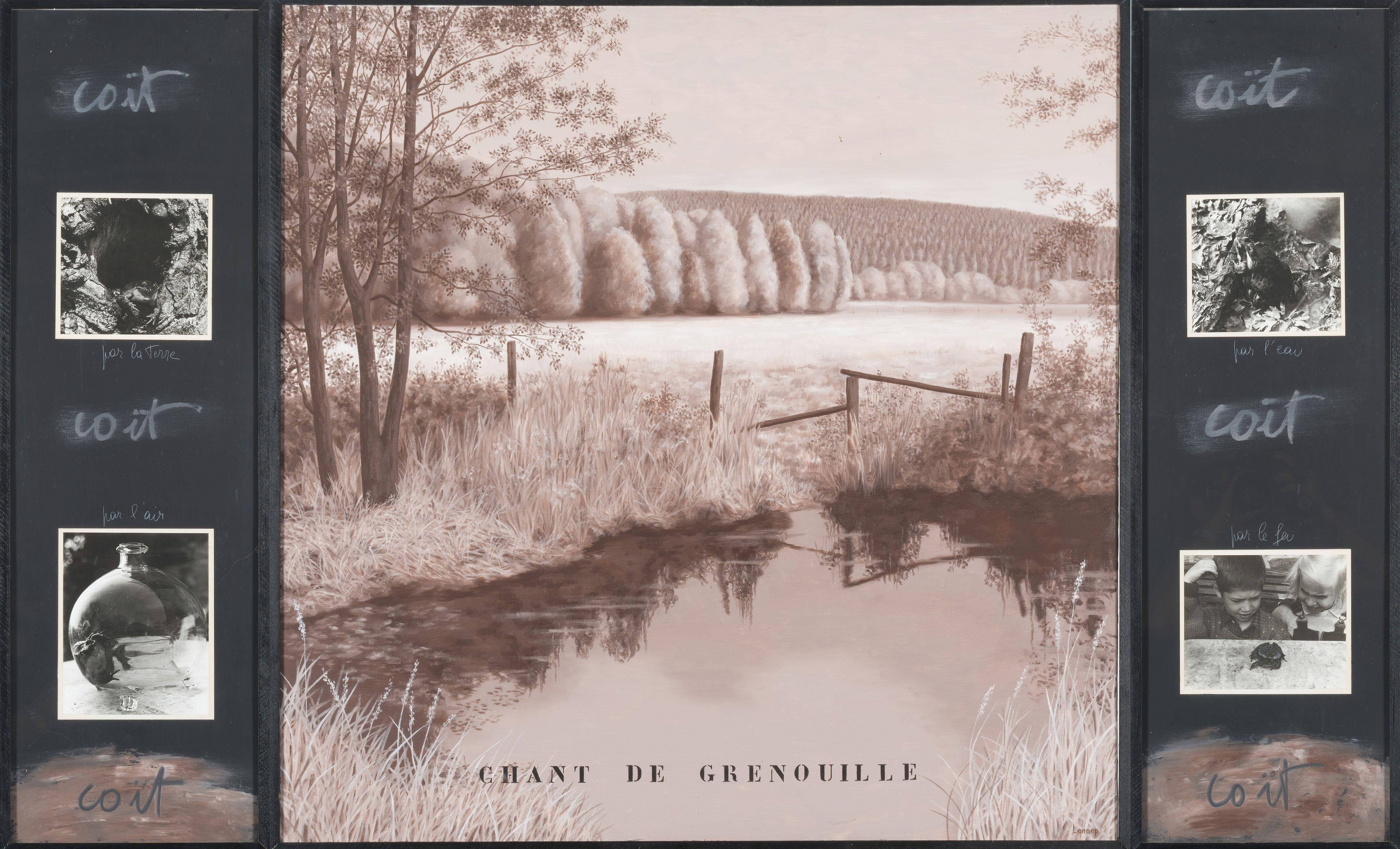 Jacques Van Lennep - Chant de grenouille/Coit par la terre, par l\'air, par l\'eau par le feu