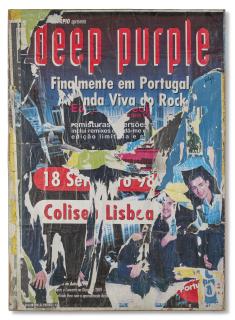 Jacques Villeglé - Deep Purple - Avenida Libertade, Lisbonne