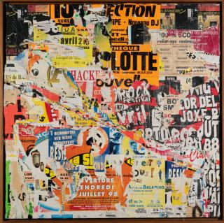 Jacques Villegle - Lotte colonne Morris Armand Fallières, Agen