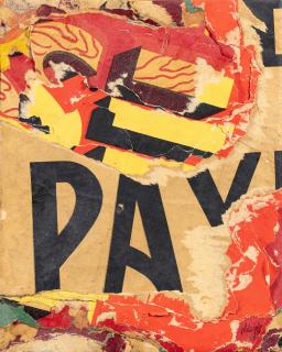 Jacques Villeglé - Métro Barbès Rochechouart