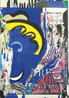 Jacques Villeglé - Metro Belleville