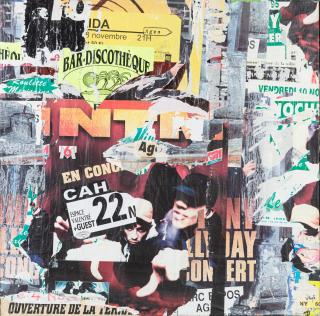 Jacques Villeglé - NTM/ Johnny