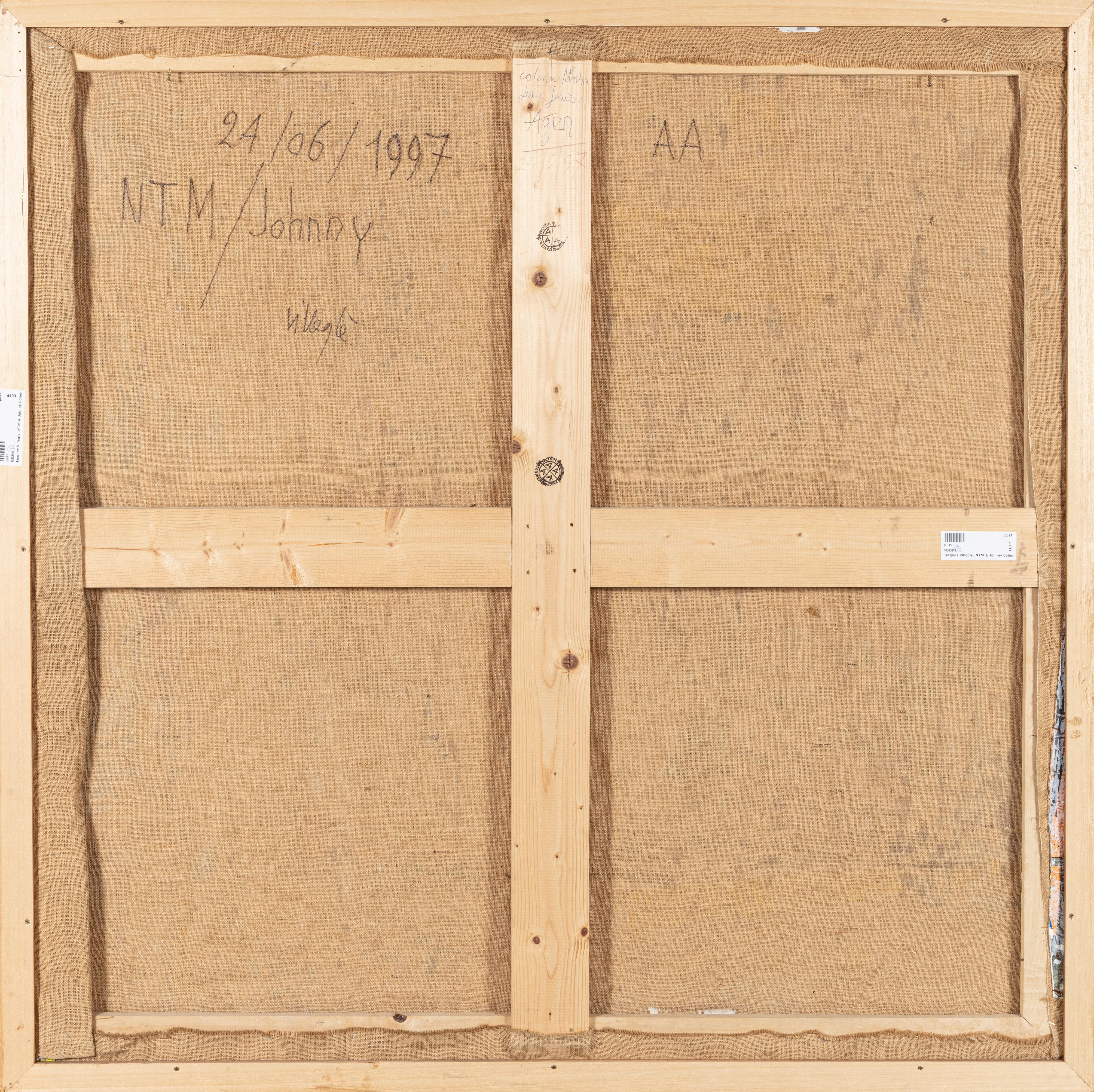 Jacques Villeglé - NTM/ Johnny