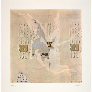 Jacques Villeglé - Untitled, with Raymond Hains, Untitled, from N.R. (Nouveaux Realists) Portfolio