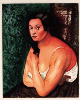 Jacques Villon - Derain, Buste de Femme (G.&P. E 635)