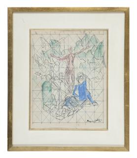 Jacques Villon - Etude pour Prométhée délivré