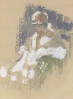 Jacques Villon - Femme Assise Dans Un Fauteuil