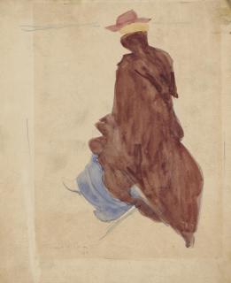 Jacques Villon - Jeune femme de dos