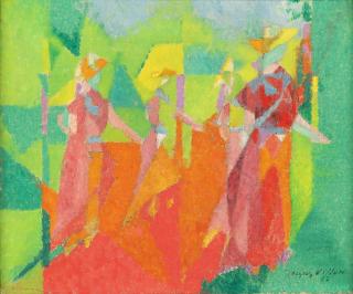 Jacques Villon - La cueillette