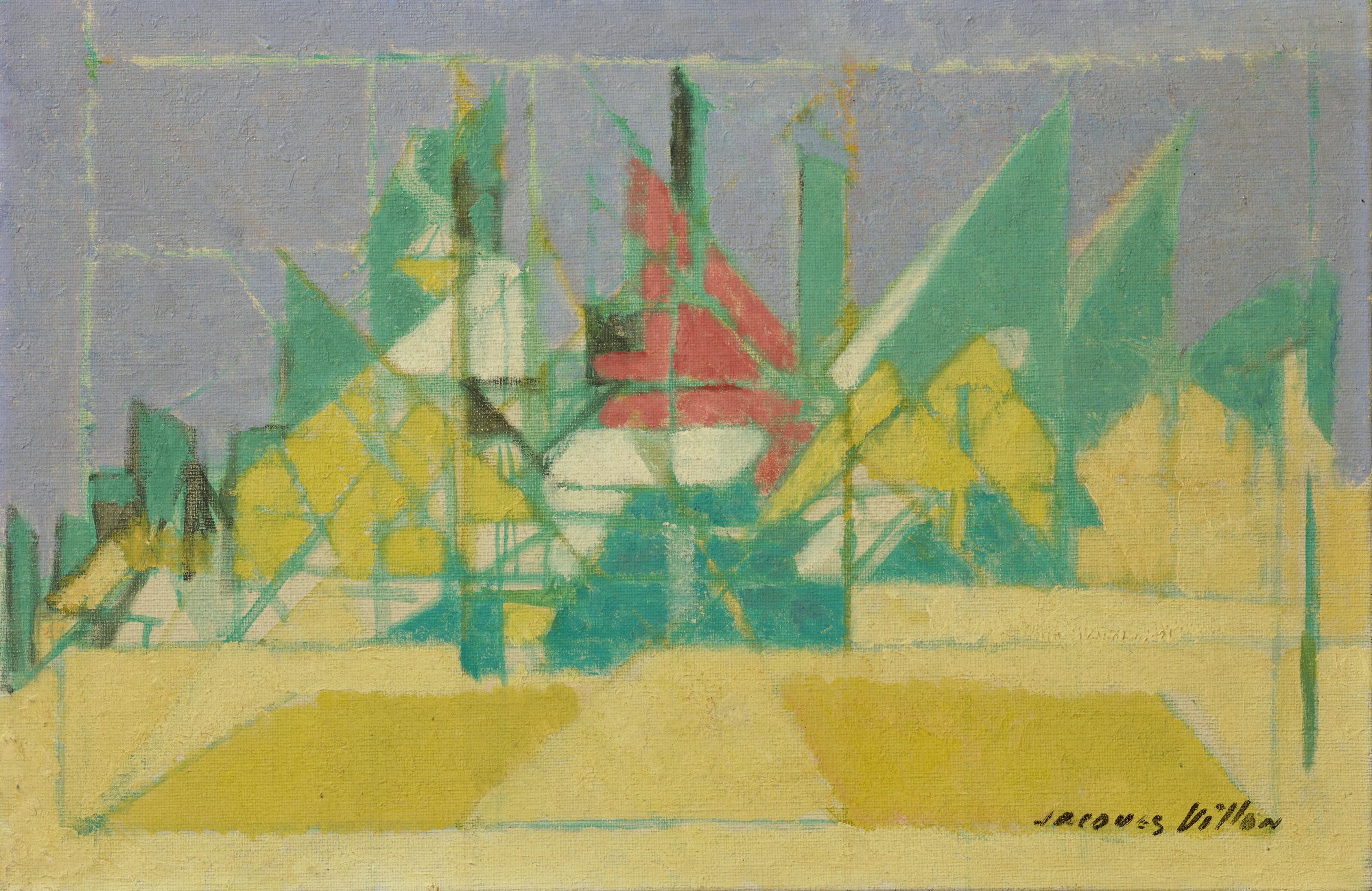 Jacques Villon - L\'arbre rouge