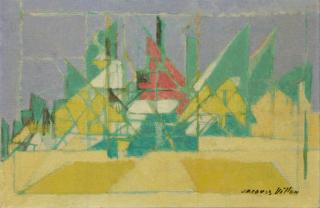 Jacques Villon - L\'arbre rouge