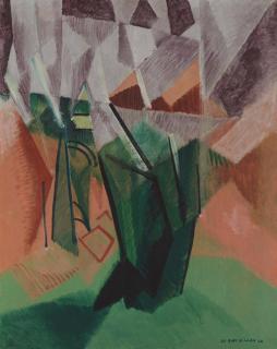 Jacques Villon - Les grands arbres