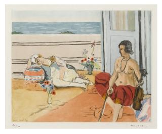 Jacques Villon - Odalisque Sur La Terrasse (After Henri Matisse) (D. I)