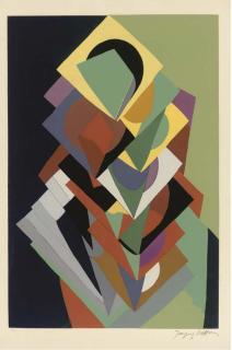 Jacques Villon - Petite peinture cubiste