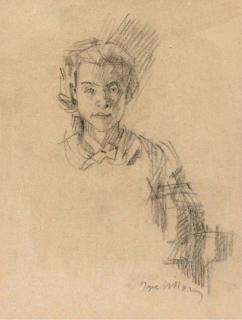 Jacques Villon - Portrait de Anne-Françoise Mare