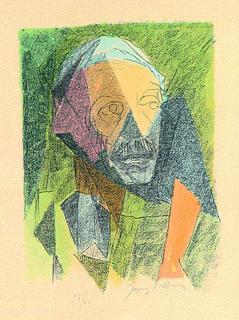 Jacques Villon - Portrait de Paul Valéry