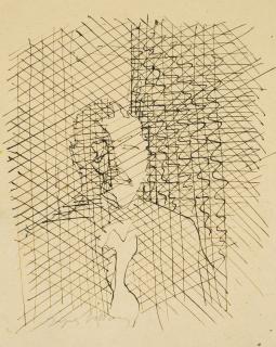 Jacques Villon - Portrait D\'Homme
