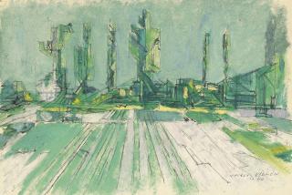 Jacques Villon - Potager à la Brunié