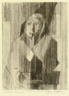 Jacques Villon - Une Grand-mère (G. & P. E475)