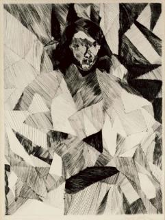 Jacques Villon - Yvonne D. de face (G. & P. E281)