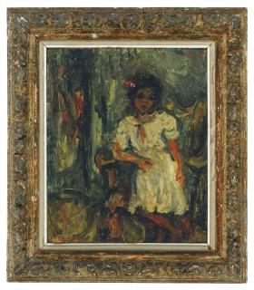 Jacques Zucker - A girl in an interior