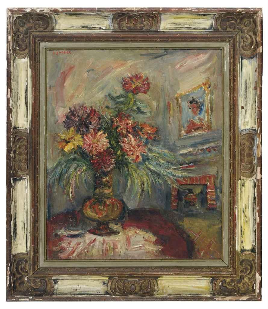 Jacques Zucker - Flowers in a vase