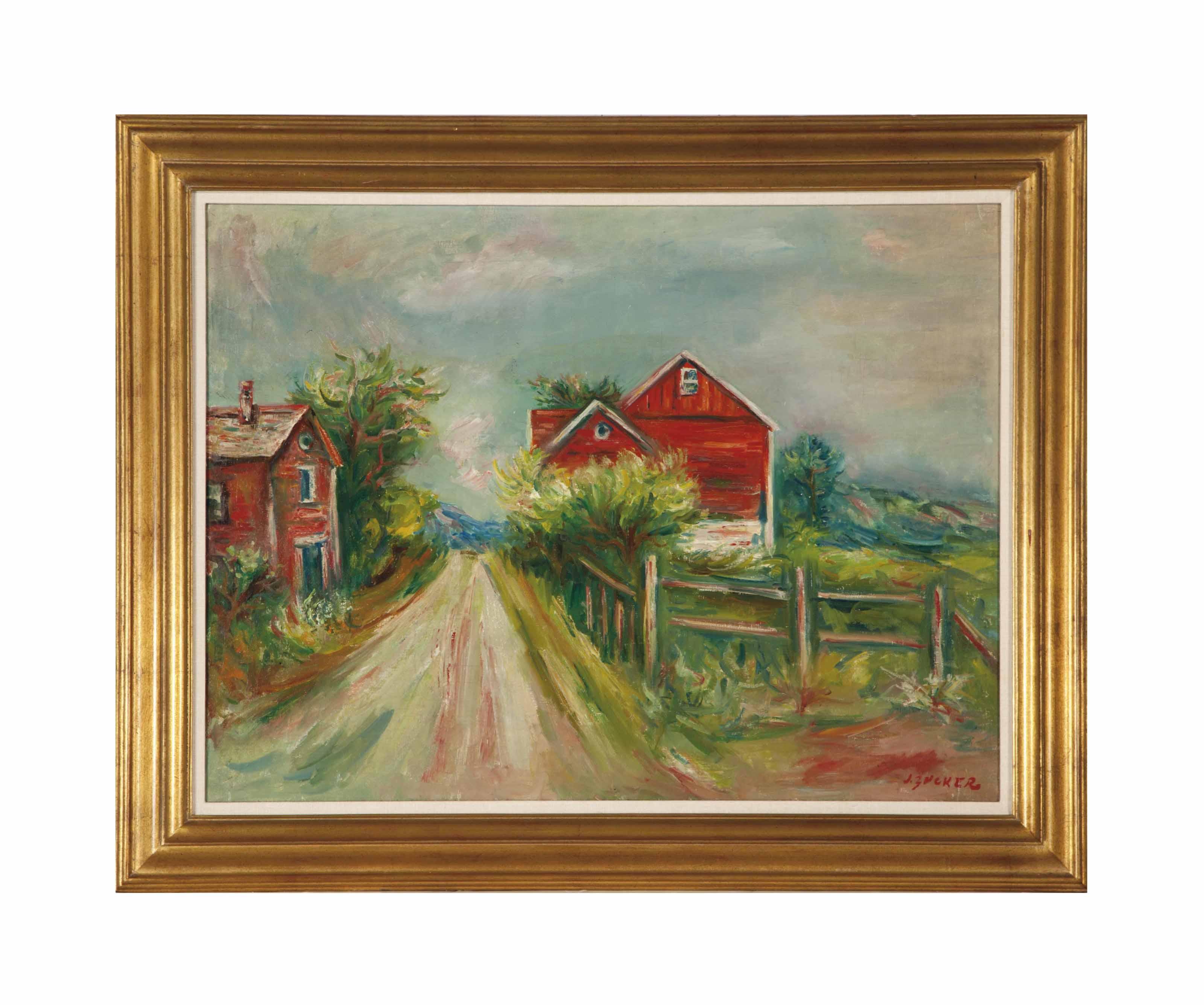 Jacques Zucker - Untitled (Red Barn)