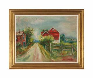 Jacques Zucker - Untitled (Red Barn)