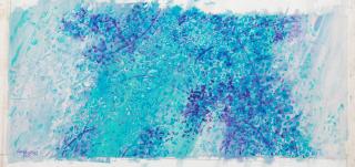 Jafar Rouhbakhsh - Untitled (Blue)