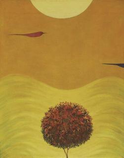 Jagdish Swaminathan - Mountain, Tree and Bird Series