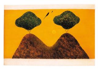 Jagdish Swaminathan - Mountain, Tree and Bird Series