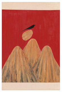 Jagdish Swaminathan - Untitled (Bird, Tree and Mountain Series)