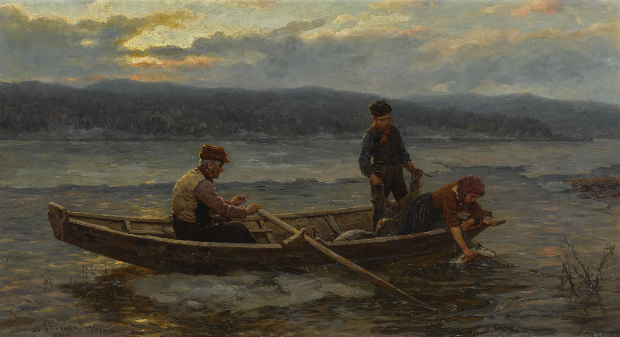 Jahn Ekenaes - Norwegian fishing In The Fjords 