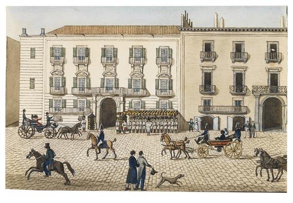 Jakob Alt - Zugeschrieben - Palazzo Frimont