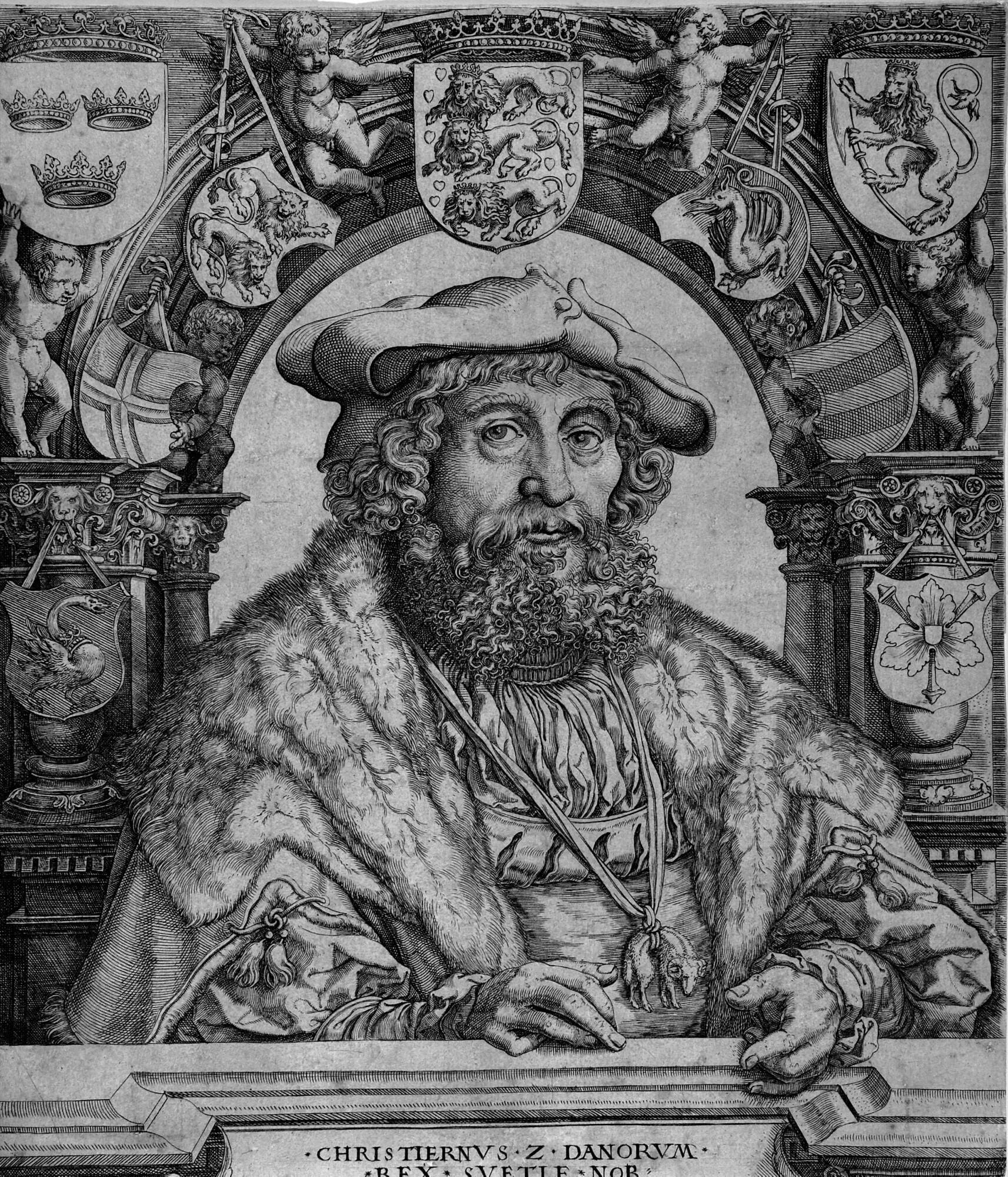 Jakob Binck - Christian II., König von Dänemark.