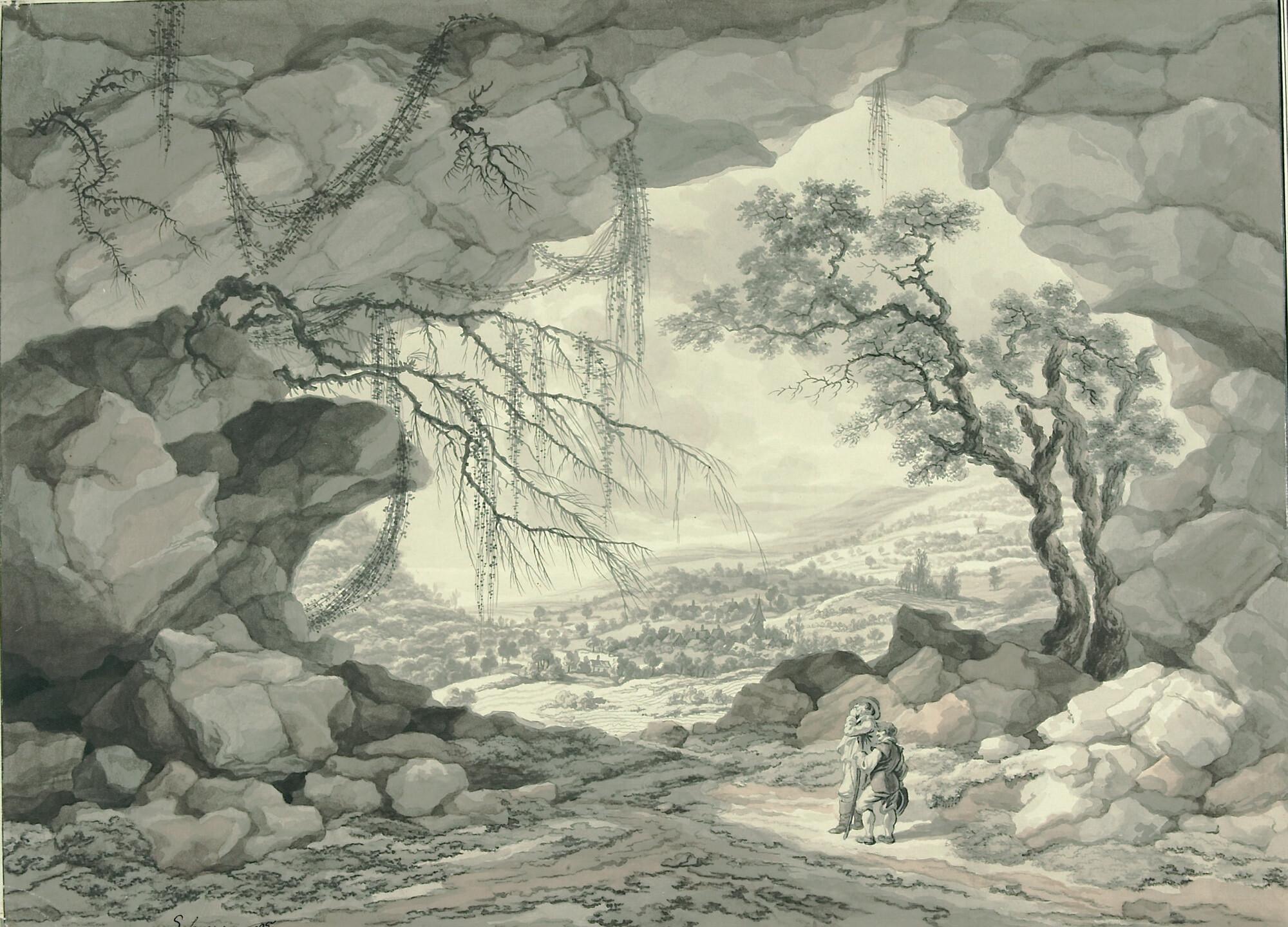 Jakob Mathias Schmutzer - 3 Bll.: Landschaften bei Mödling.