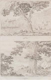 Jakob Philipp Hackert - Aus der Folge: Principes pour apprendre a dessiner le paysage d\'apres nature.