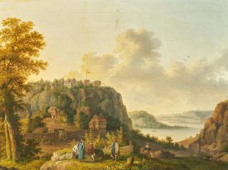 Jakob Philipp Hackert - Johan Paschs Sommerhaus bei Stockholm.