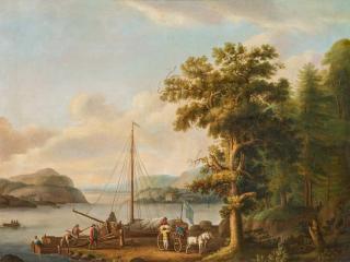 Jakob Philipp Hackert - Schwedische Flusslandschaft.