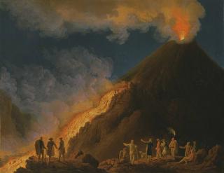 Jakob Philipp Hackert - Vesuvius, 12 January 1774