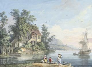 Jakob Philipp Hackert - View of Rouen